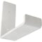 Ekena Millwork Steel Hanging Shelf Bracket, Hammered White 2"W x 6"D x 5 1/2"H BKTM02X06X05HSHWH - alternate 1